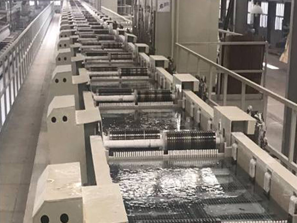 Electro-galvanized steel wire production line